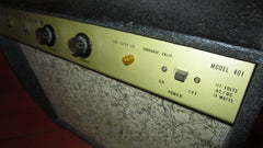 1961 Magnatone Model 410 Small Combo Amp Brown