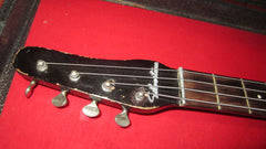 ~1961 Silvertone U-1 Bass Black w Original Hardshell Case