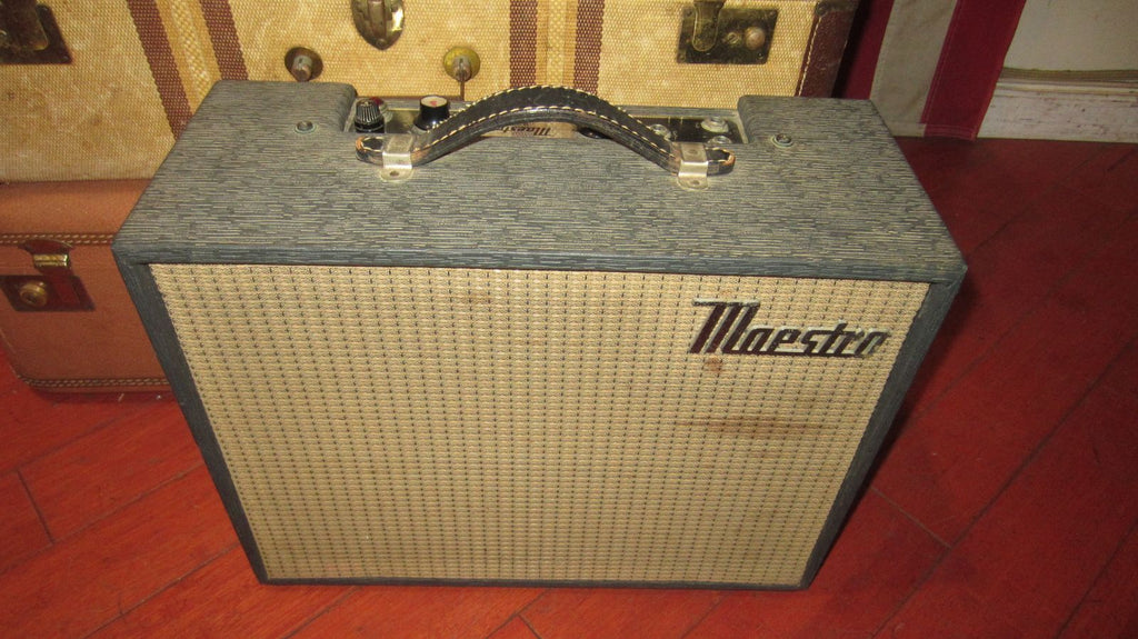~1962 Gibson Maestro M-201 Small Combo Amp Grey