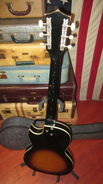 1963 Kay Value Leader 2 pickup maple neck Sunburst w/ Original