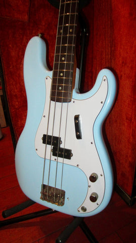 1965 Fender Precision Bass Daphne Blue w/ Original Case