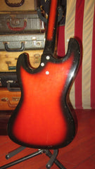 ~1965 Harmony H-25 Silhouette Bass Sunburst