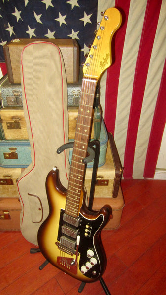 1965 Hofner Galaxie 176 Sunburst w Original Funky Cool Gig Bag