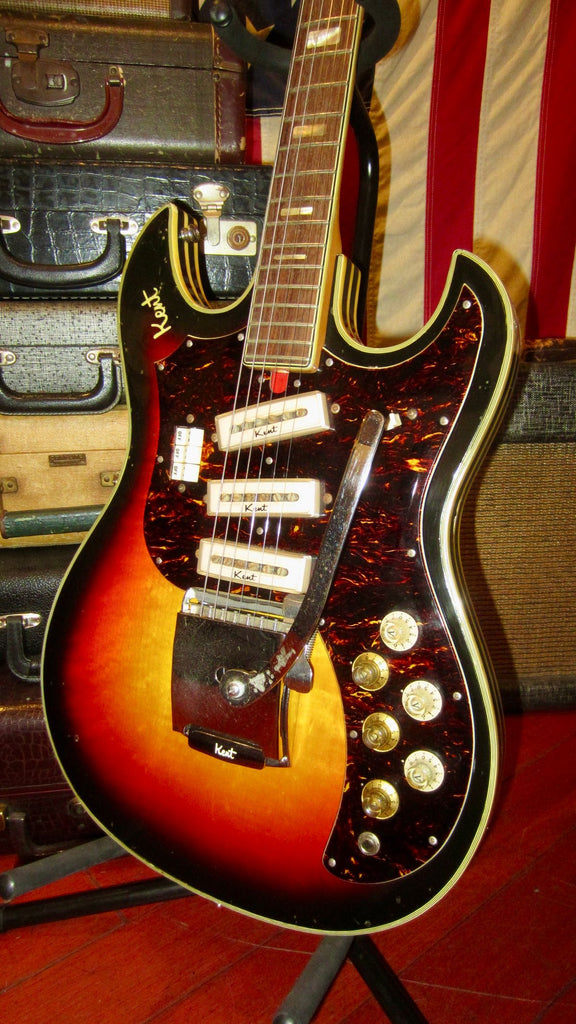 1965 Kent Model 741 Triple Pickup Sunburst