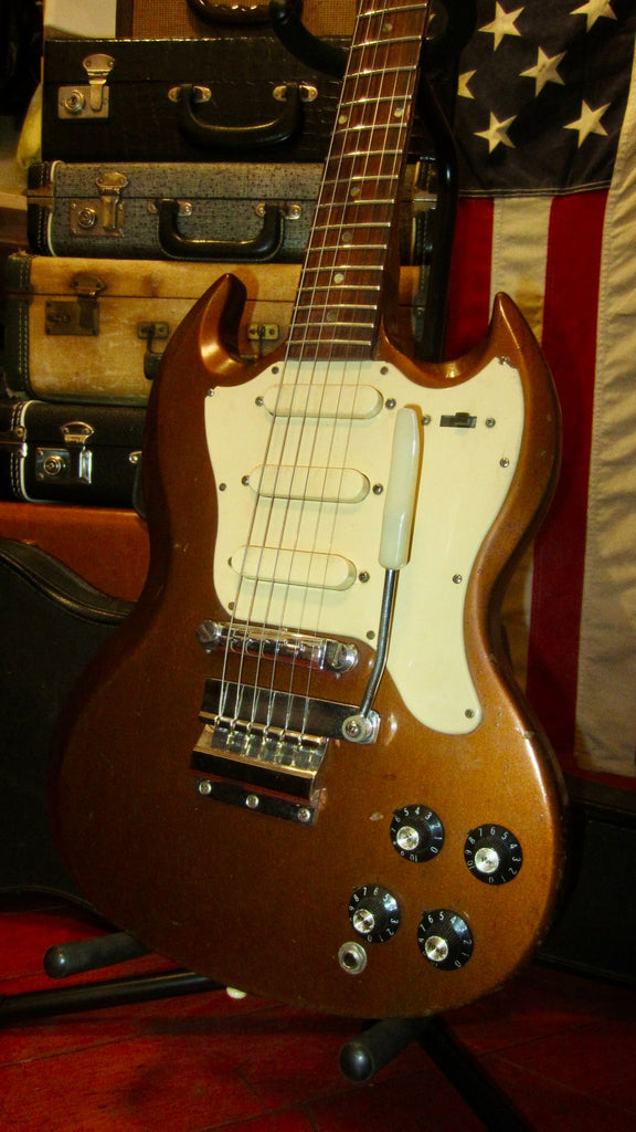 1967 Gibson Melody Maker SG 3 Pickups Sparkling Burgundy w/ Original Case