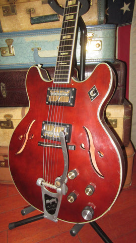 ~1967 Harmony H-72 Archtop Electric Burgundy