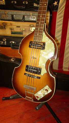 1967 Hofner 500/1 Beatle Bass Sunburst