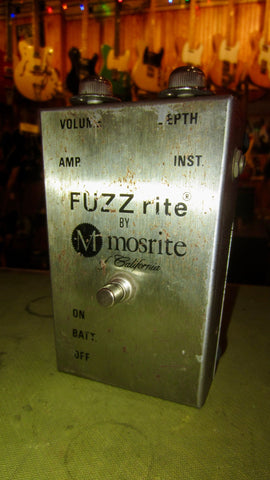 1967 Mosrite FUZZRITE Fuzz Pedal Chrome