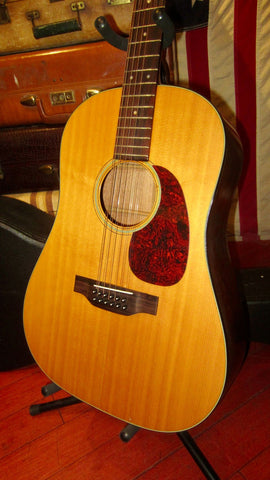 1971 Martin D-12-20 12 String Acoustic Natural w/ Hard Case