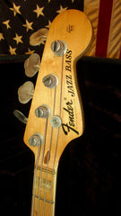 1973 Fender Jazz Bass Natural w/ Vintage Hard Case