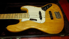 1973 Fender Jazz Bass Natural w/ Vintage Hard Case