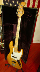 1973 Fender Jazz Bass Natural w/ Vintage Hard Case