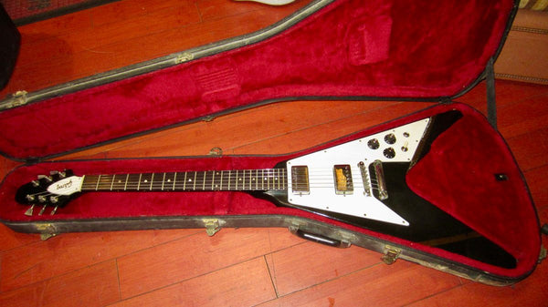 1981 Gibson Flying V Black w. Original Hardshell Case – Rivington 