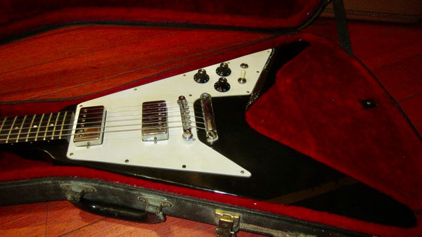 1981 Gibson Flying V Black w. Original Hardshell Case – Rivington 