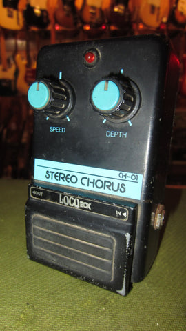 1981 LOCO BOX Stereo Chorus CH-01 black and blue