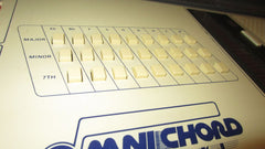~1981 Suzuki OmniChord OM-27 White with hard case, adapter and instruction manual