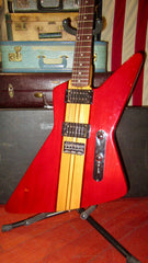 1982 Harmony Marquis Explorer Red and Natural w/ Original Hard Case