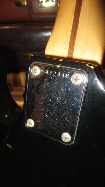 1983 Fender Squier Precision Bass Black – Rivington Guitars