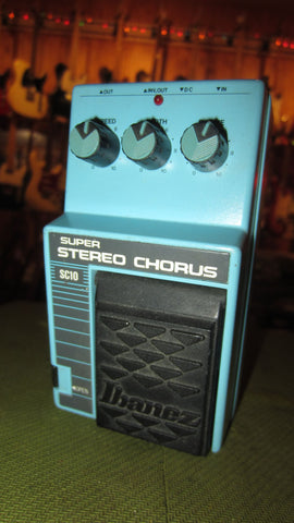 1986 Ibanez SC10 Super Stereo Chorus Blue