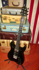 1990 Luke Luckier LA Guitar Studio Custom Chambered Electric Black