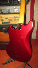 1995 Fender Mustang MG-69 (1969 reissue) Candy Apple Red w/ Matching Headstock