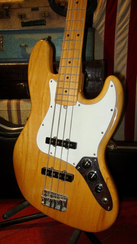 1997 Fender American Standard Jazz Bass Natural w/ Original Hardshell Case