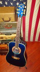 2001 Washburn D2001 "United We Stand" Blue