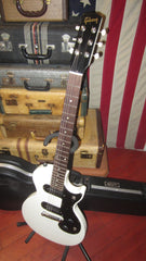 2007 Gibson Melody Maker Double Faded White w Heavy Duty SKB Hard Case