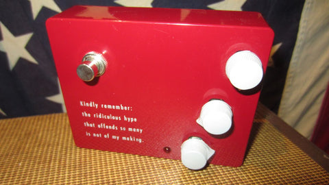 2012 KLON KTR Distortion Pedal Red