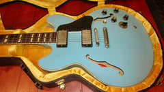 2016 Gibson Custom Shop ES-345 (1964 reissue) Frost Blue w/ Original Case and Certificate