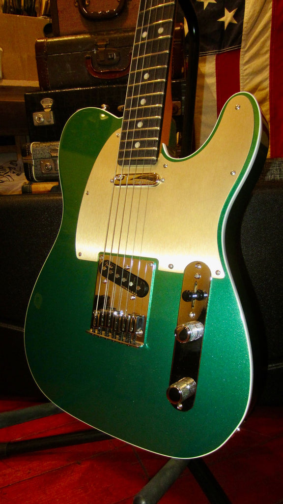 2021 Fender American Ultra Telecaster Mystic Pine Green w/ Ebony Fretboard