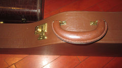 Cheney Telecaster Case  Brown w Red Interior