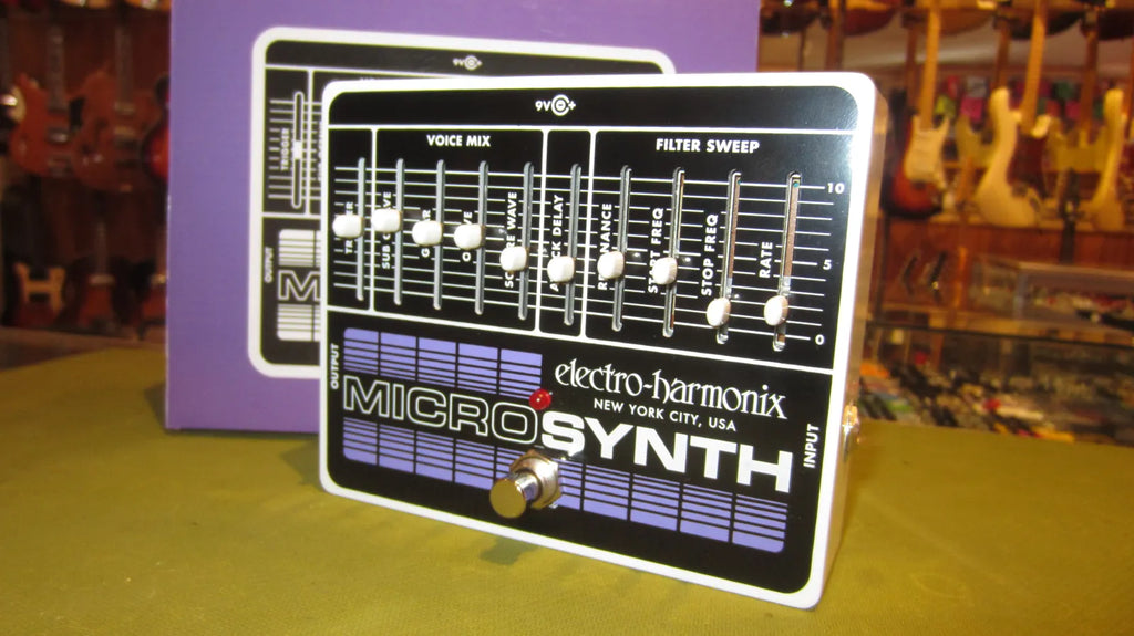 Electro-Harmonix Micro Synth White and Purple
