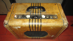 Vintage Circa 1951 Valco Chicago 51 Combo Amp Two Tone Brown Tolex