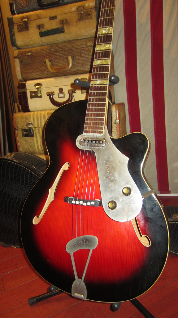 Circa 1962 Framus Model 5/59 Sorella Archtop Electric Sunburst