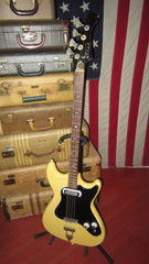 Vintage 1964 Klira Solidbody Electric Bass White