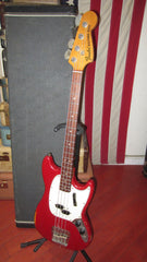 1966 Fender Mustang Bass Red