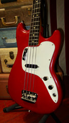 1975 Fender Musicmaster Bass Red w/ Gig Bag