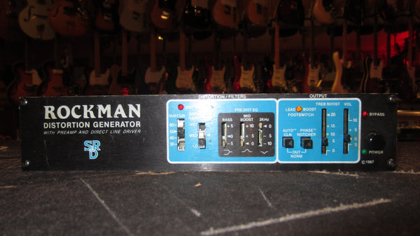 ~1983 ROCKMAN Distortion Generator Black and Blue