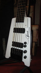 1990's Steinberger Spirit 5 String Bass White w/ original gig bag