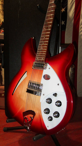 Pre-Owned 2013 Rickenbacker Model 330/12 12 String Semi-Hollow Body Electric Guitar Fireglo w/ Original Case