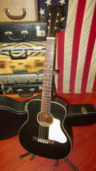 1930 Kalamazoo KG-11 Small Bodied Acoustic Flattop Black