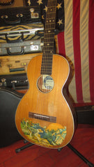 1930s Supertone Bradley Kincaid Houn' Dog Parlor Natural with Stencil