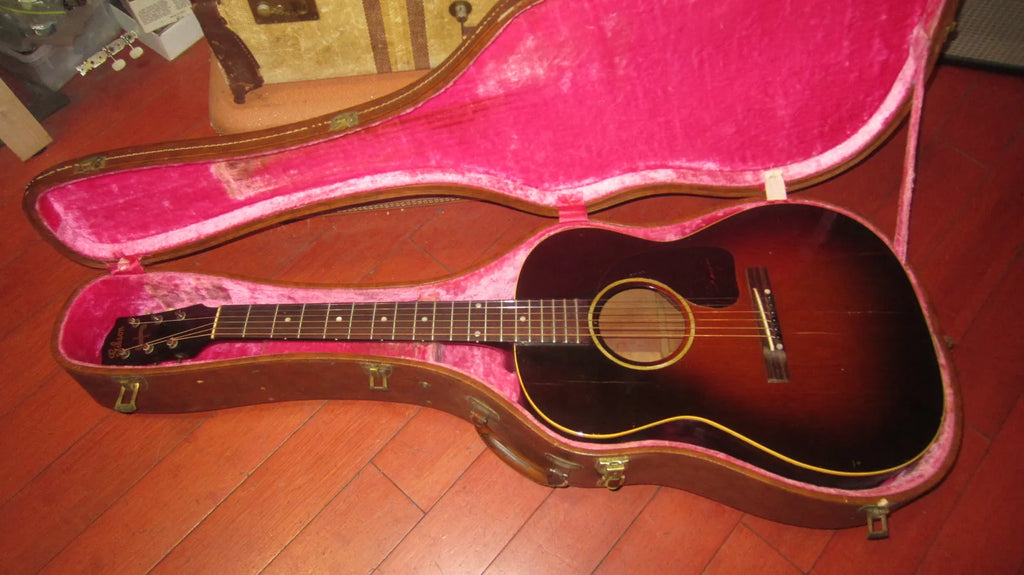 Pink gibson deals acoustic guitar