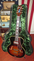~1952 Harmony H 50 Archtop Electric Hollowbody w/ Gibson P-13 Pickup Sunburst