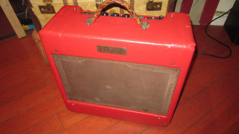 1953 Fender Deluxe Amp Red Tolex