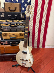 ~1954 SS Stewart Model 44 Stratotone White Sparkle
