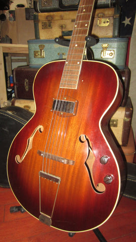 ~1959 Marvel Hollowbody Archtop Acoustic Electric Sunburst