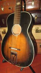 ~1960 Harmony Stella Parlor Guitar Sunburst