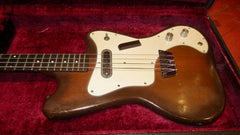 ~1960 Silvertone Danelectro 1442 Electric Bass Sunburst w/ Original Case